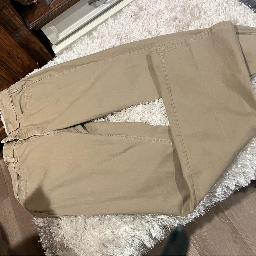Lee Riders in sand color size 8, worn once